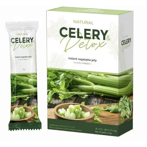 Thạch Cần Tây Celery Detox Hộp 20 Gói