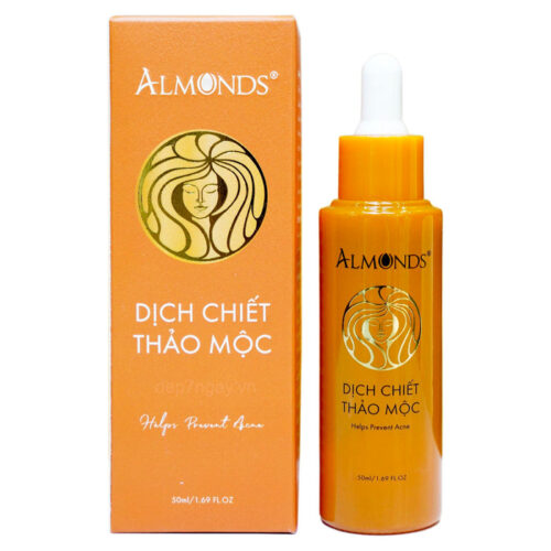 Dịch Chiết Thảo Mộc Giảm Mụn Almonds Mẫu Mới