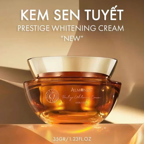 Kem Sen Tuyết Almonds Dưỡng Trắng Ban Ngày 35g -  Làn Da Sáng Mịn, Ngừa Nám Hiệu Quả