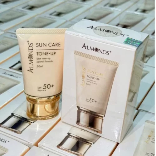 Kem Chống Nắng Sun Care Tone Up 50ml ALMONDS Nâng Tone Bảo Vệ Da