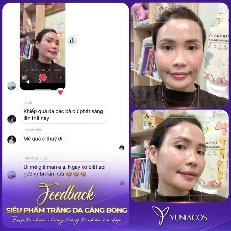 Bộ 5 Dưỡng Trắng Da Yuniacos ADA