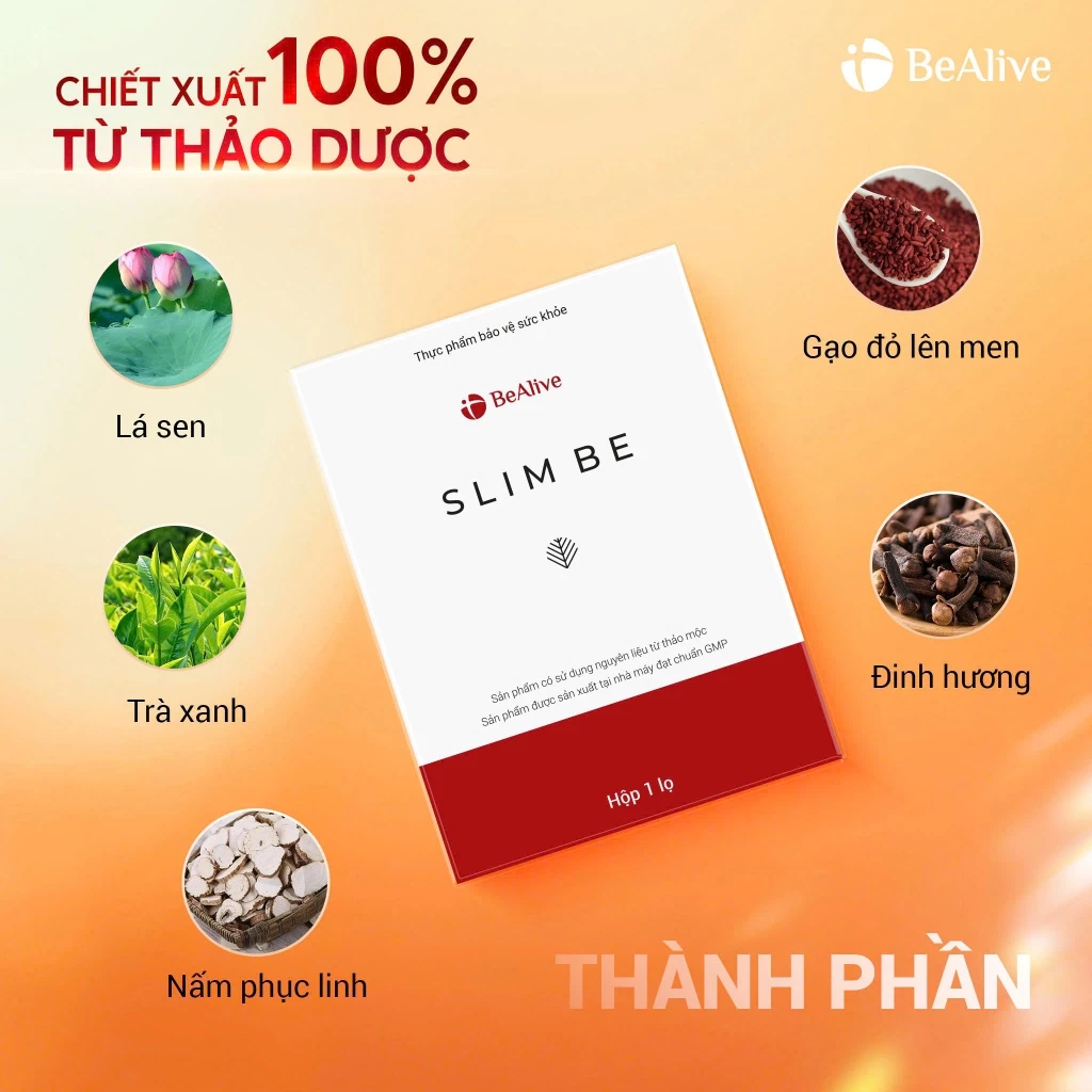 Thành phần thảo mộc thiên nhiên trong Slim Be an toàn cho sức khỏe