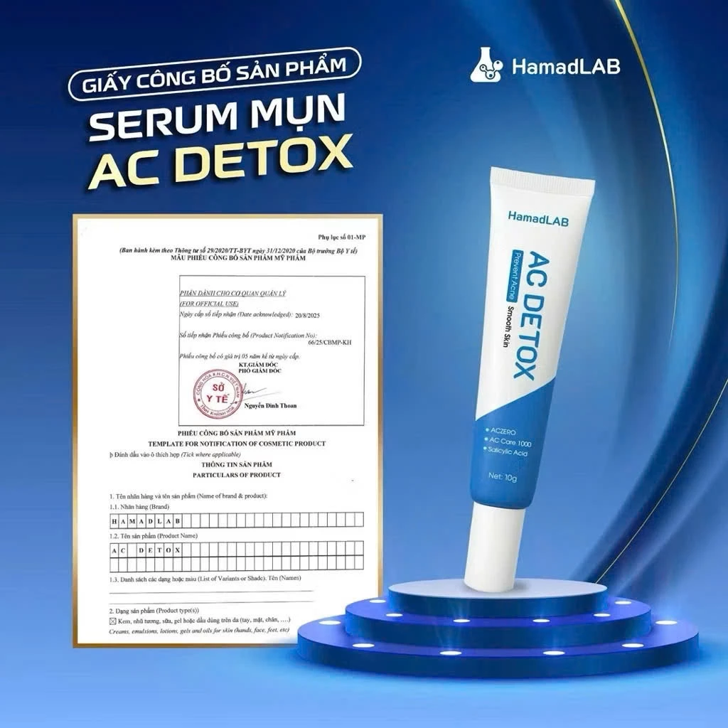Serum Mụn AC Detox Lurcinn: "Dũng Sĩ" Gom Cồi, Mờ Thâm 10ml - Hình ảnh 3