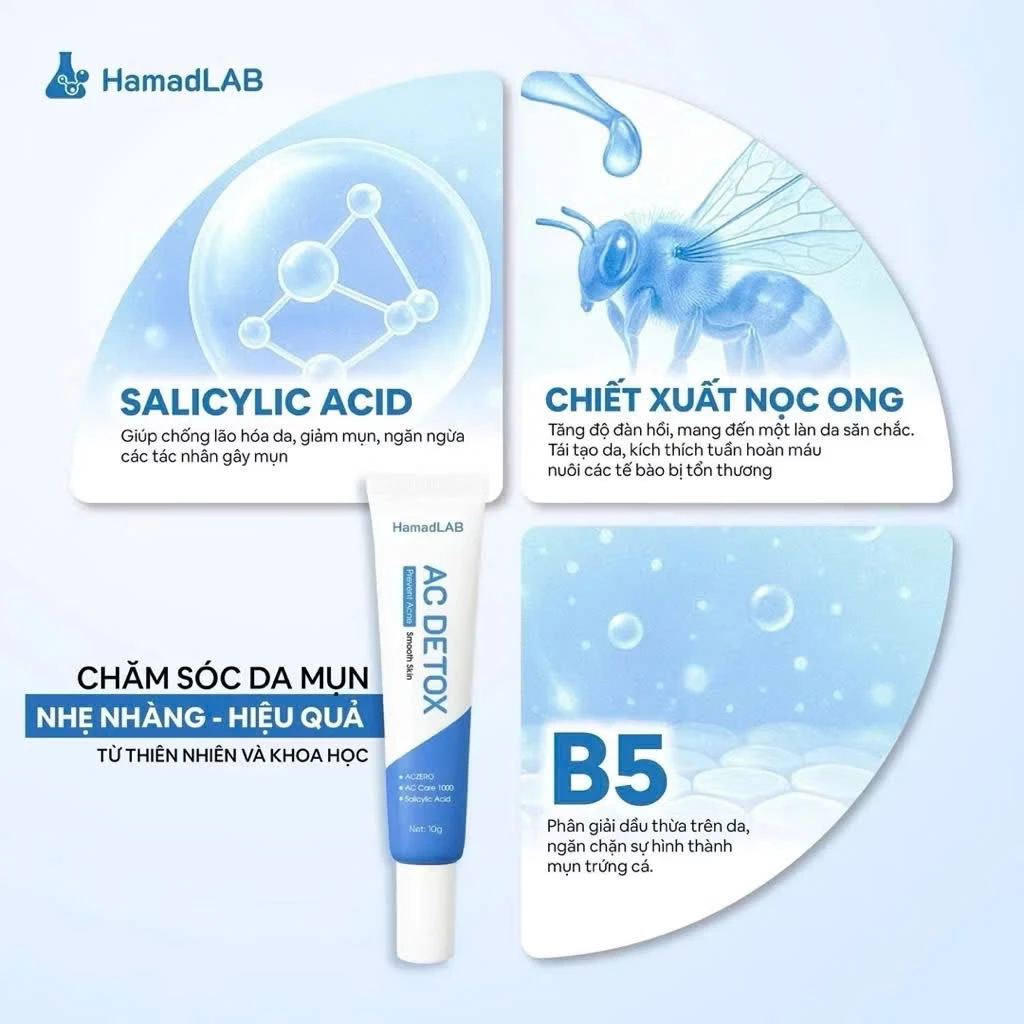 Serum Mụn AC Detox Lurcinn: "Dũng Sĩ" Gom Cồi, Mờ Thâm 10ml - Hình ảnh 4