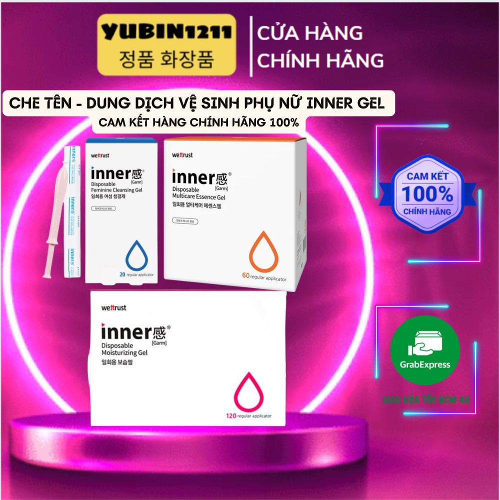 sản phẩm - [COMBO SIÊU RẺ] Inner Gel Vệ Sinh Phụ Nữ Màu Xanh Làm Sạch 1