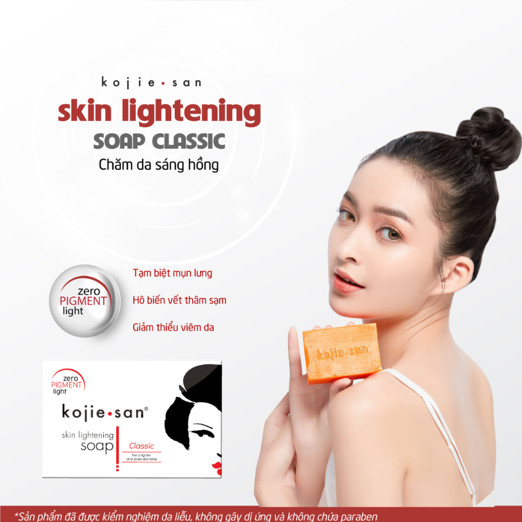 sản phẩm - [HÀNG NHẬP KHẨU] Soap Xà Bông Trắng Da Kojie san - Ngừa Thâm - Mụn Lưng Kojiesan 4