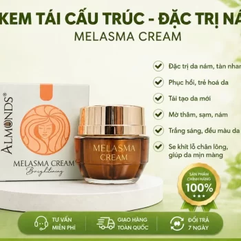 Kem Peel Tái Tạo Da Nám ALMONDS Melasma Cream chính hãng không sưng đỏ