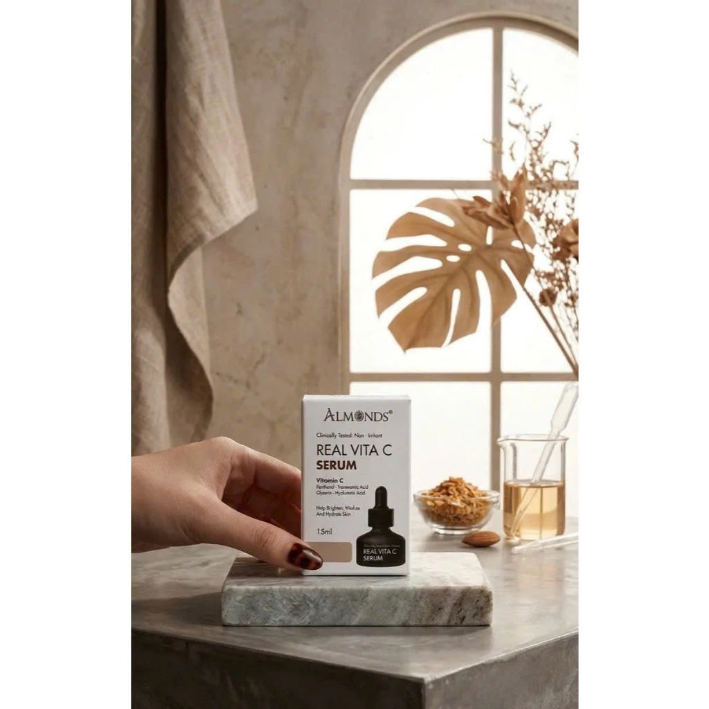 Vita C Real Almonds: Serum Sáng Da, Mờ Thâm Mụn Thần Tốc - Hình ảnh 3